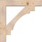 Ekena Millwork Merced Block Smooth Bracket w/ Offset Brace, Douglas Fir, 7 1/2"W x 40"D x 40"H BKT0806X40X40MRC05SDF - alternate 2